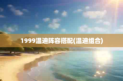 1999温迪阵容搭配(温迪组合)