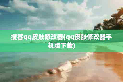 搜客qq皮肤修改器(qq皮肤修改器手机版下载)