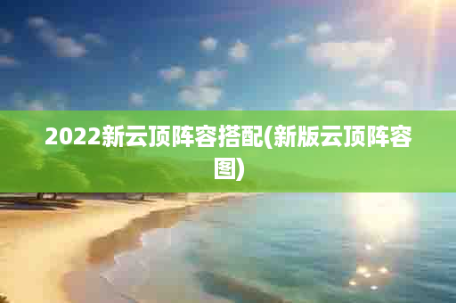 2022新云顶阵容搭配(新版云顶阵容图)