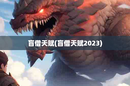 盲僧天赋(盲僧天赋2023)