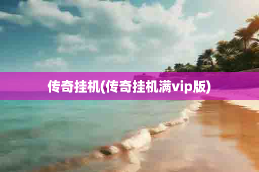 传奇挂机(传奇挂机满vip版)